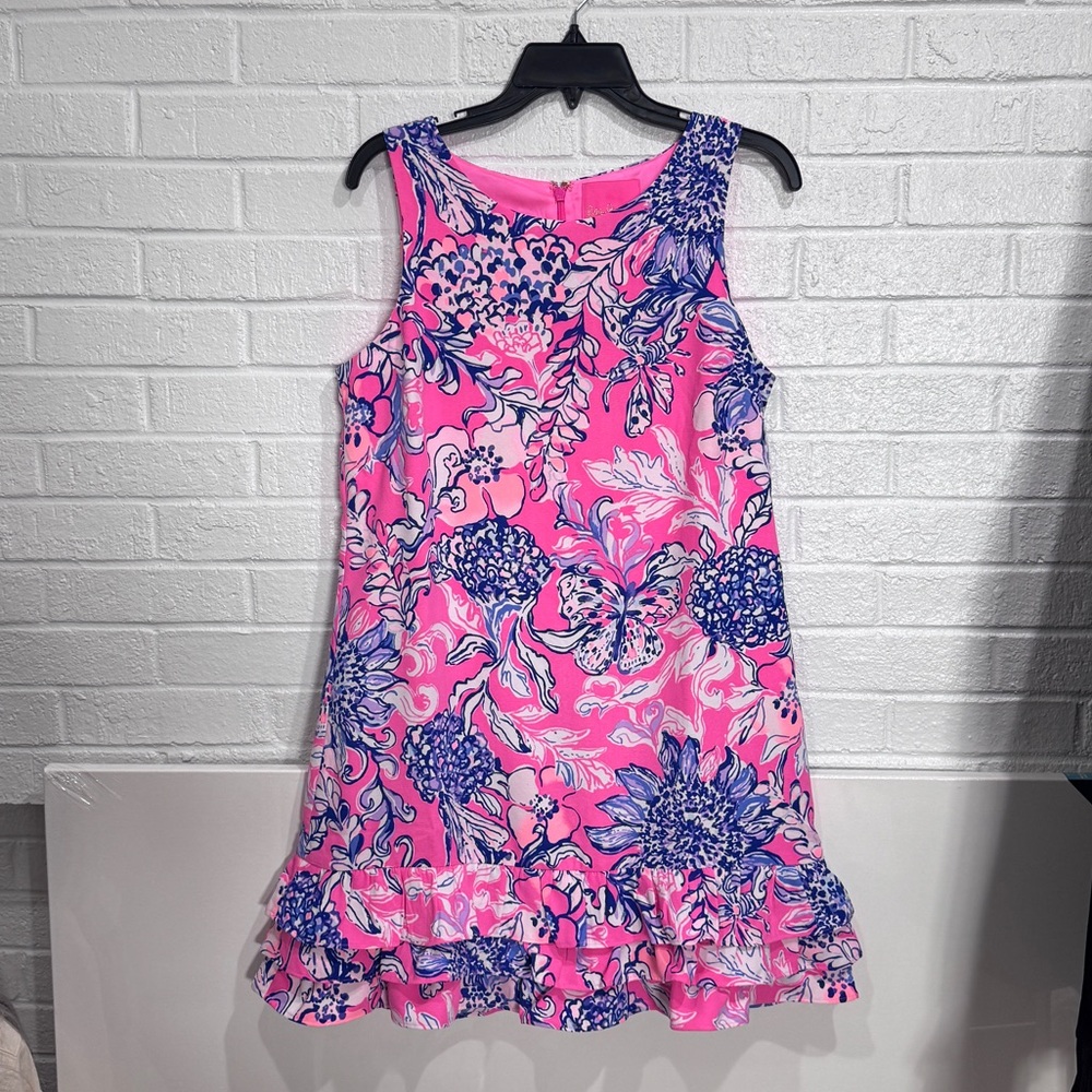 Lilly Pulitzer Pink and Blue Floral Dress